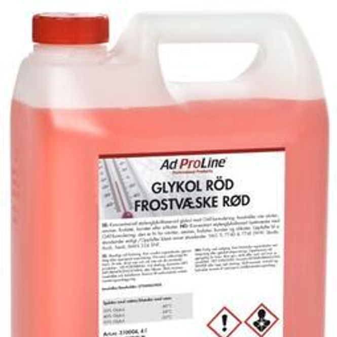 Hovedbilde FROSTVÆSKE RØD BLANDBAR  G12+ /G30 4 L