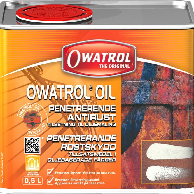 Hovedbilde OWATROL OLJE 0,5 L PENETRERENDE ANTIRUST